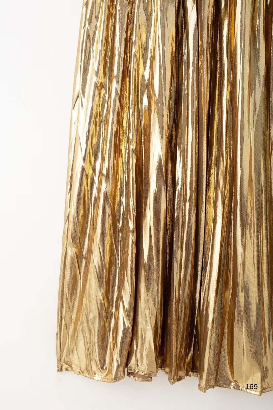 Waist Slimming Golden Bright Design Vest Dress