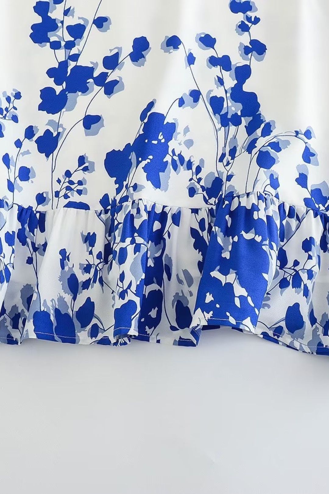 Button Stand Collar Fashion Casual Positioning Printed Sleeveless Dress