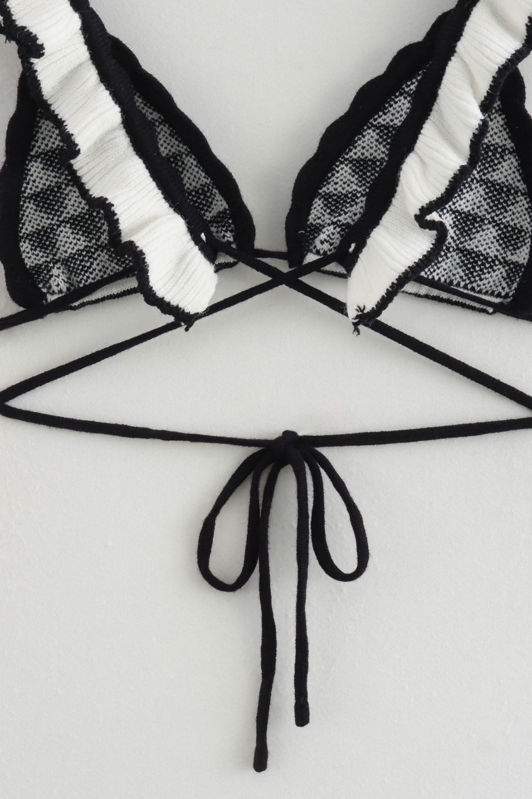 Fashionable Knitted Sexy Slim Suspender Top High Waist Skirt Suit