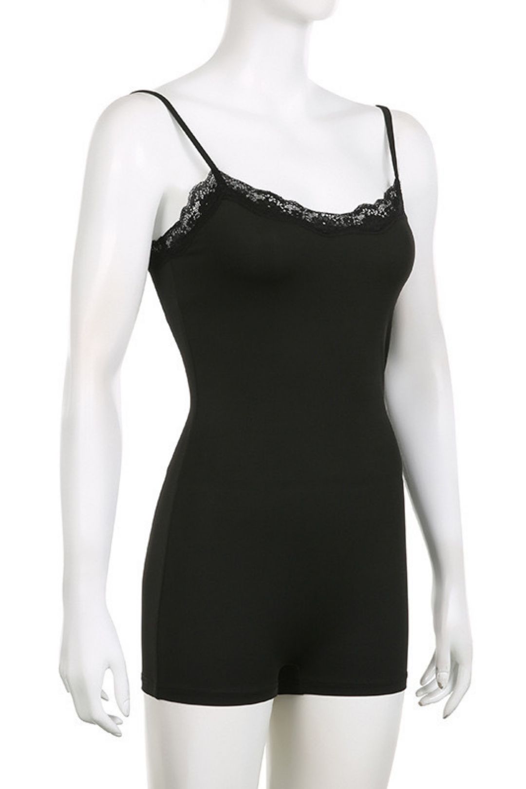 Beer Girl Lightweight Lace Splicing Suspender Jumpsuit