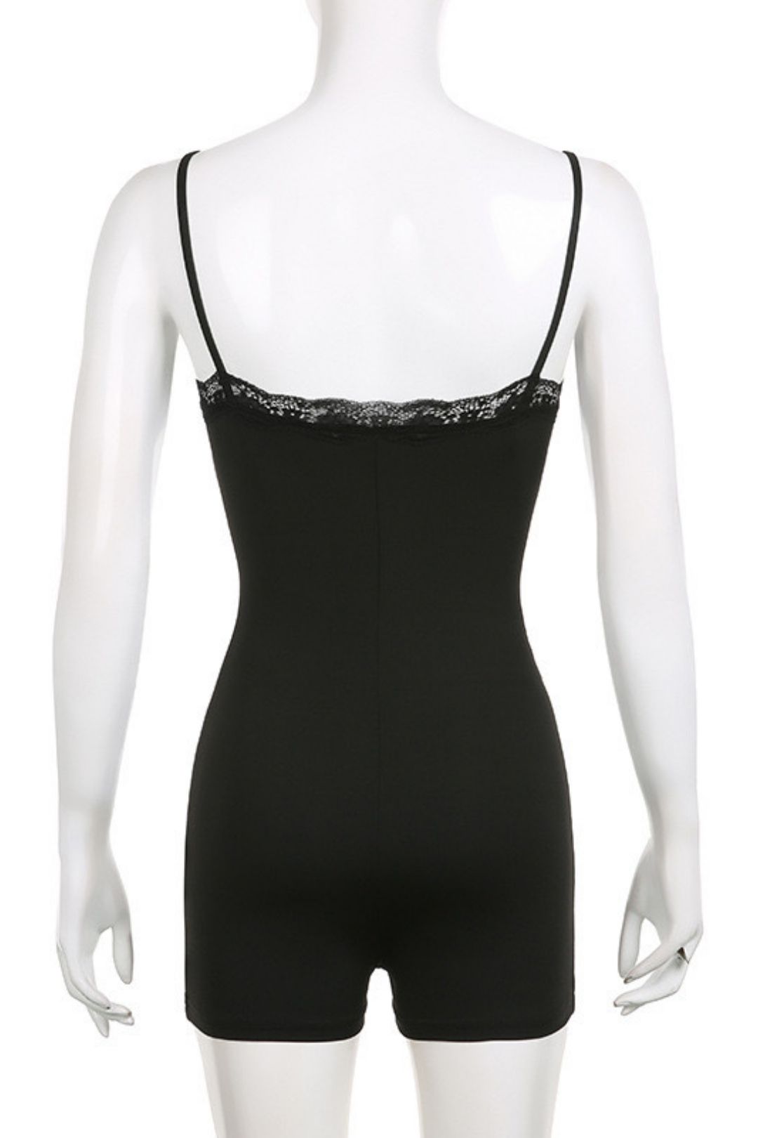 Beer Girl Lightweight Lace Splicing Suspender Jumpsuit