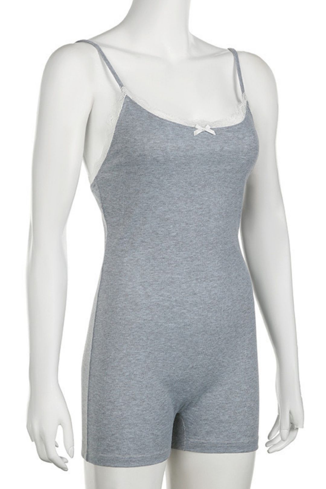 Solid Color Tight-fitting High-elastic Adjustable Suspender Jumpsuit