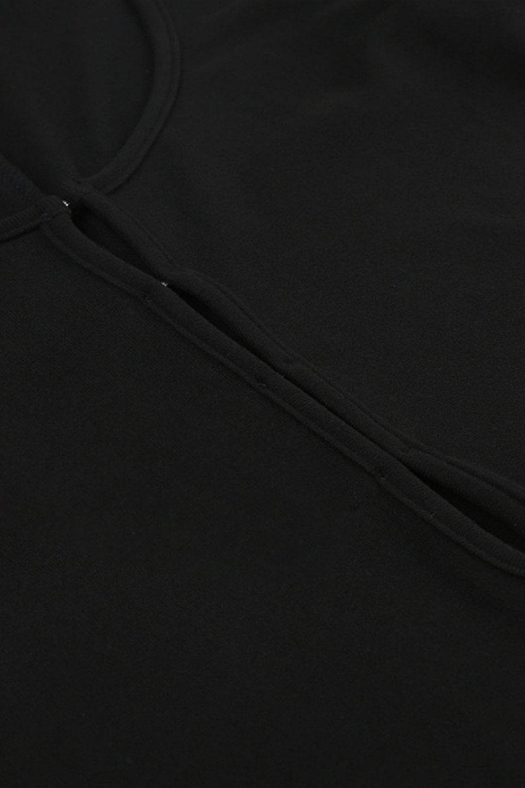 Solid Color Basic Hollow Slim Long-sleeved Jumpsuit