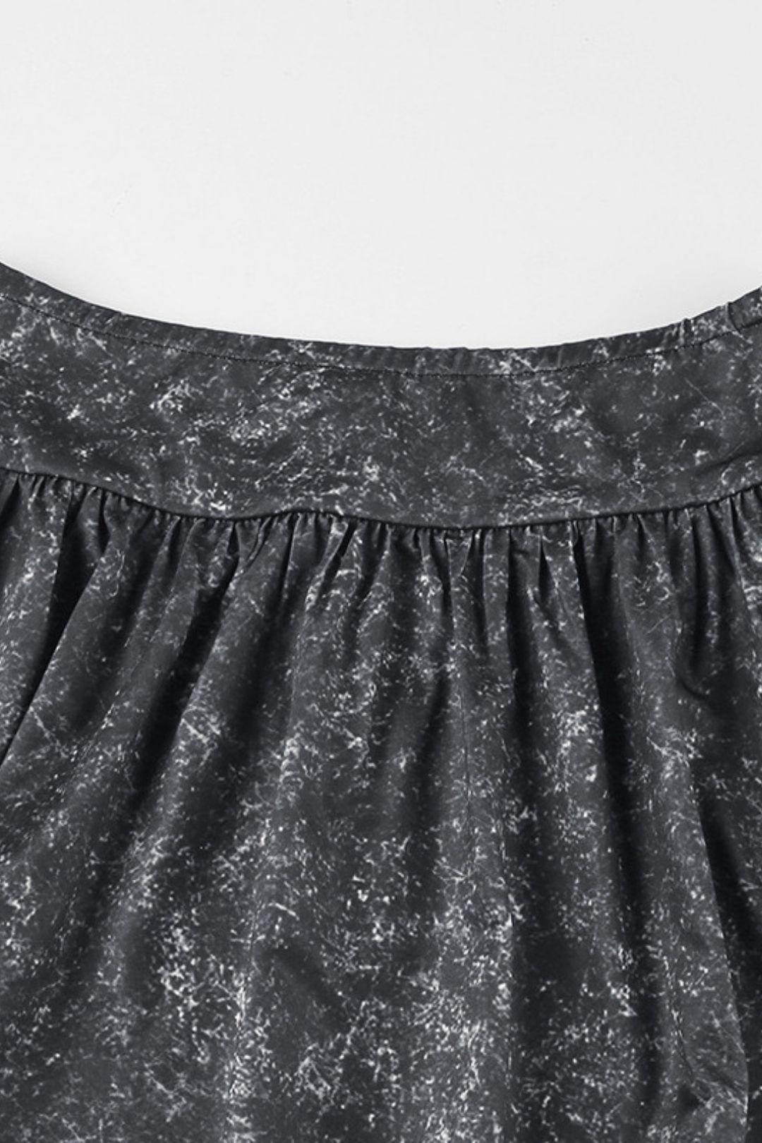 Shirt Tie Top Navel Revealing Sexy A-Line Skirt Set Two-piece Set