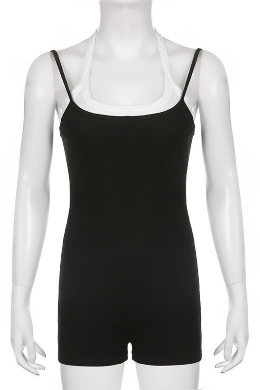 Color Halter Strap Street Casual Hot Girl Suspender Jumpsuit