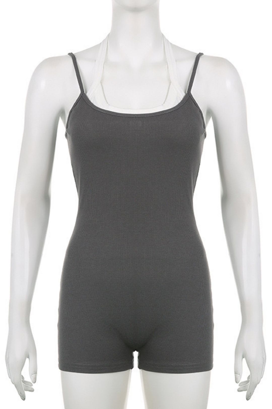 Color Halter Strap Street Casual Hot Girl Suspender Jumpsuit