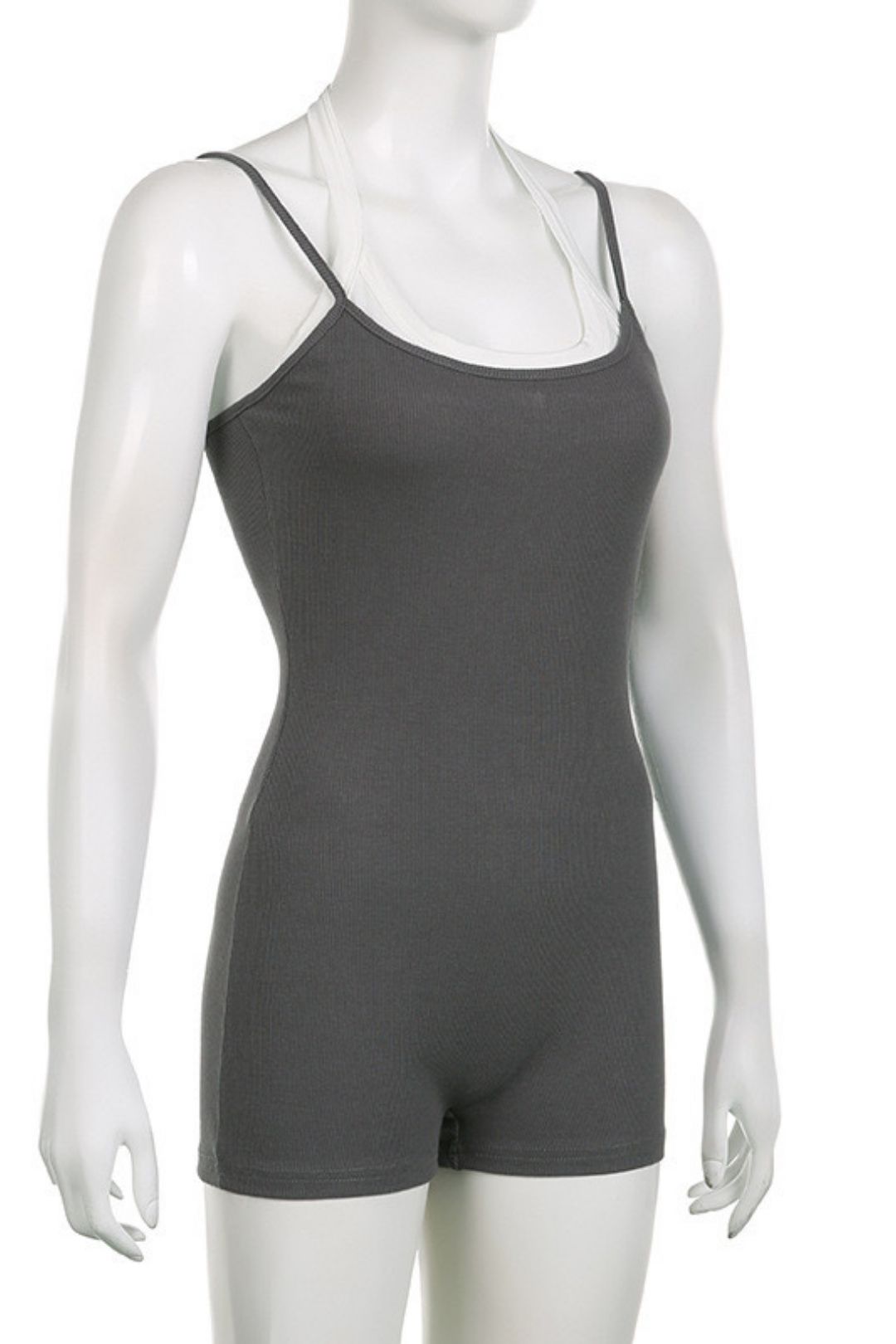 Color Halter Strap Street Casual Hot Girl Suspender Jumpsuit