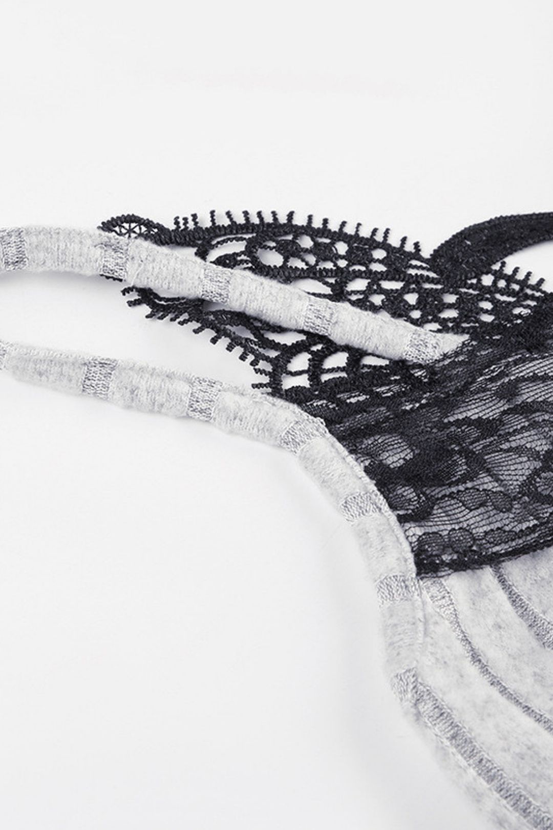 Summer Big Butterfly Lace Stitching Pure Desire Pit Strip Home Jumpsuit Shorts