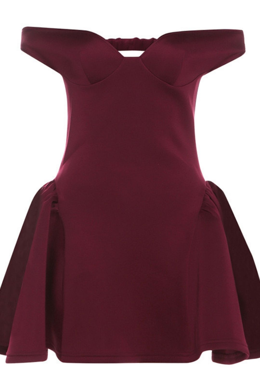 Low-cut V-neck Sexy Backless Solid Color Dress