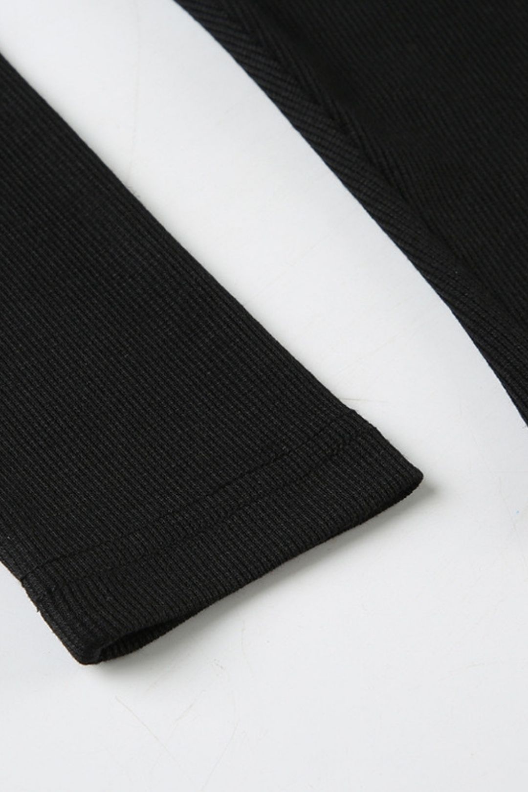 Long-sleeved Top Slit Skirt Suit Casual Two-piece Set