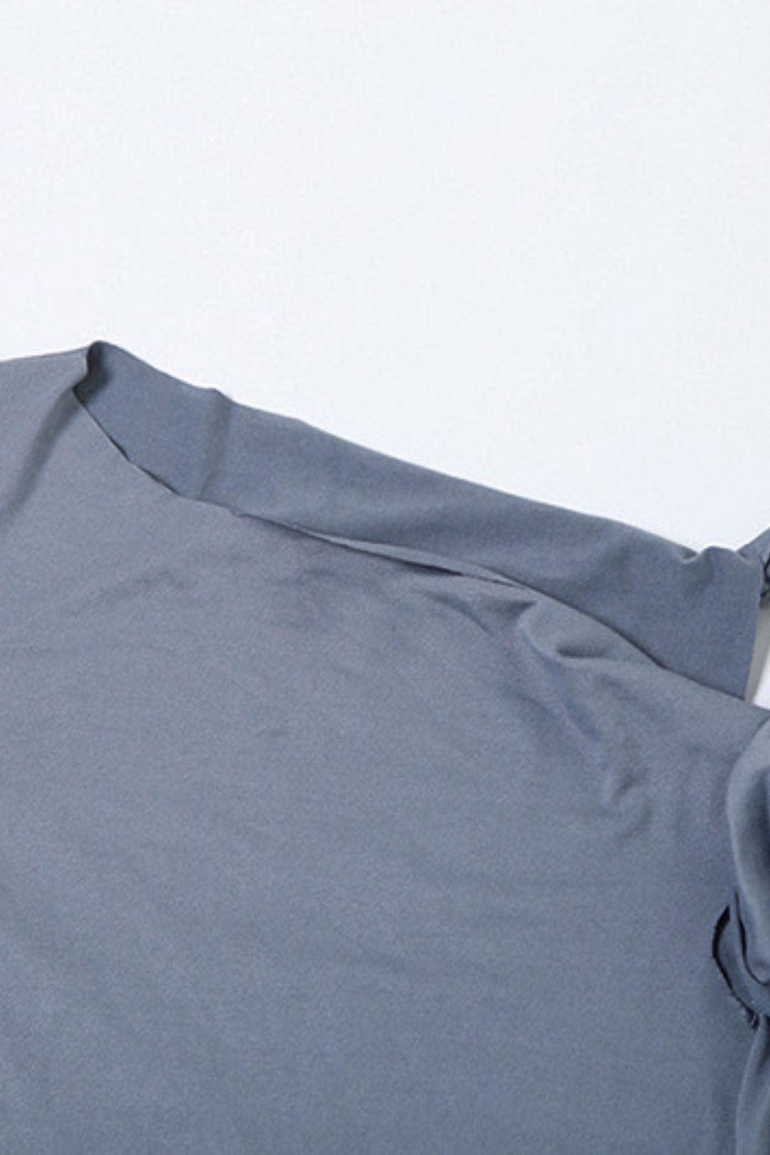 Sexy Slanted Shoulder Comfortable Slim Top And Trousers Suit