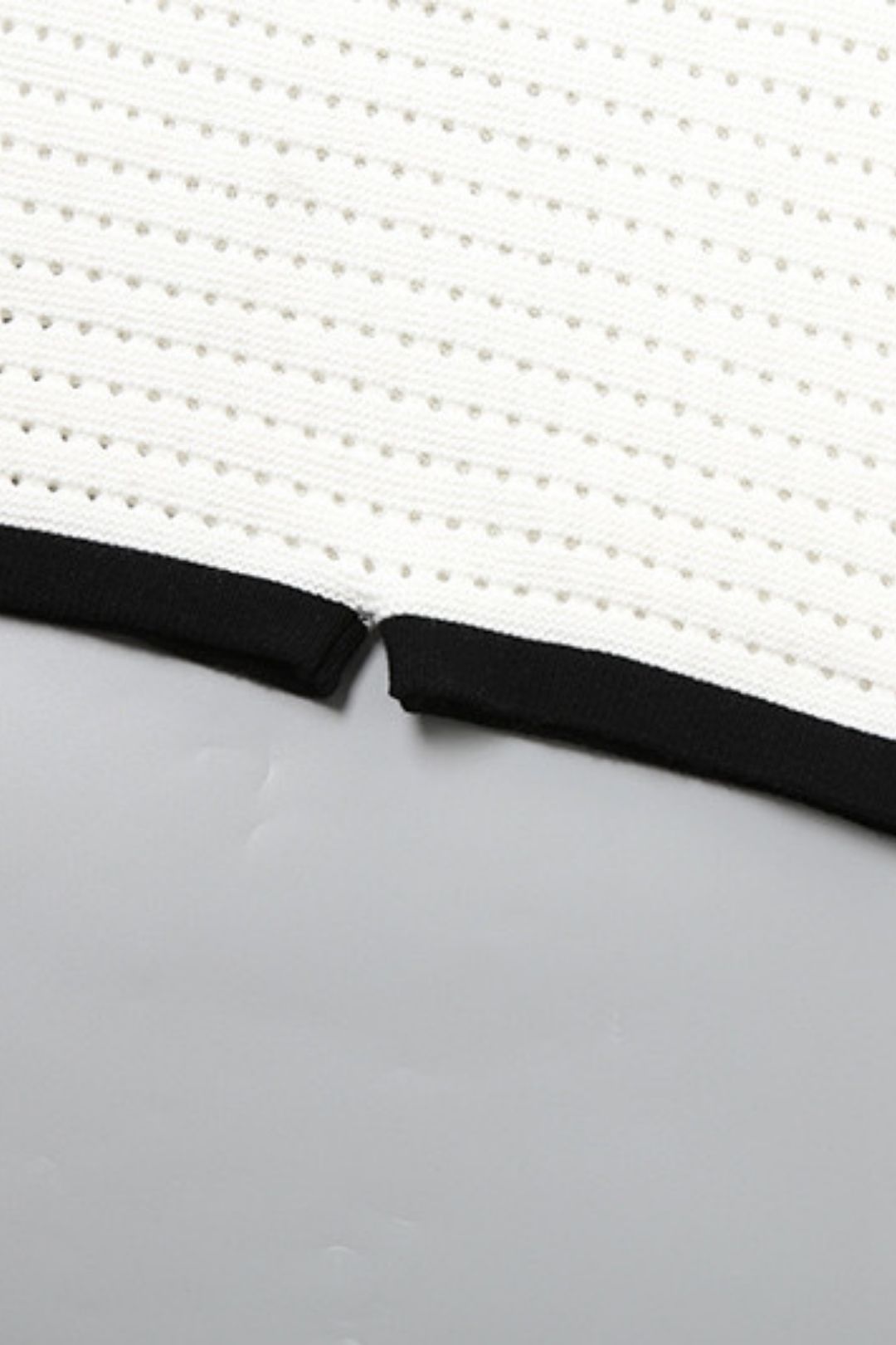 Sexy Halterneck Color-blocking Knitted High-waist Hip-covering Jumpsuit