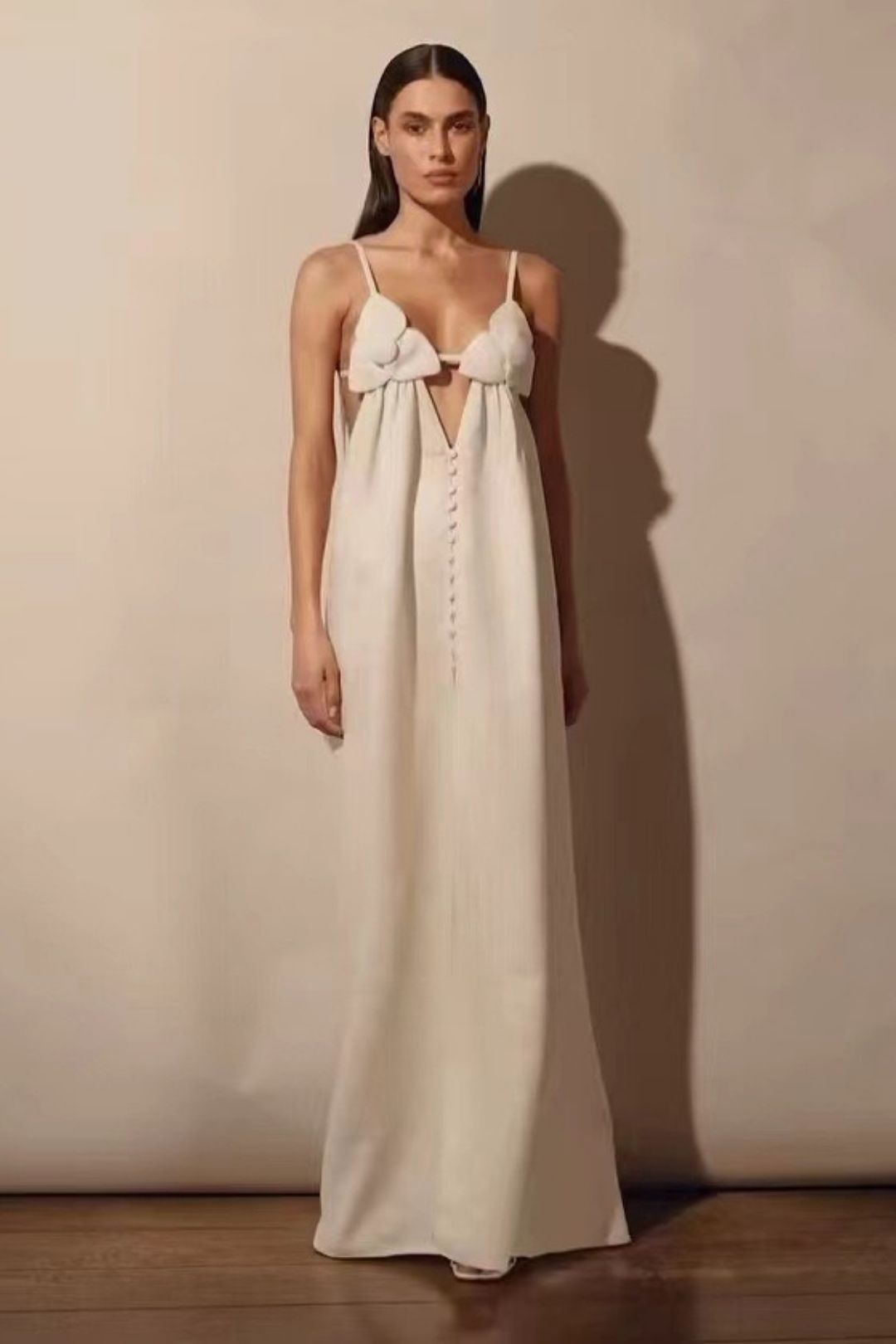 Fashionable V-neck Suspender Skirtnew Summer Loose Sleeveless Straight Temperament Holiday Dress