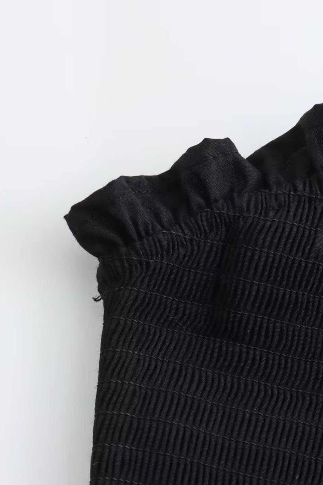 Sexy Tube Top Waist Black Pleated Dress