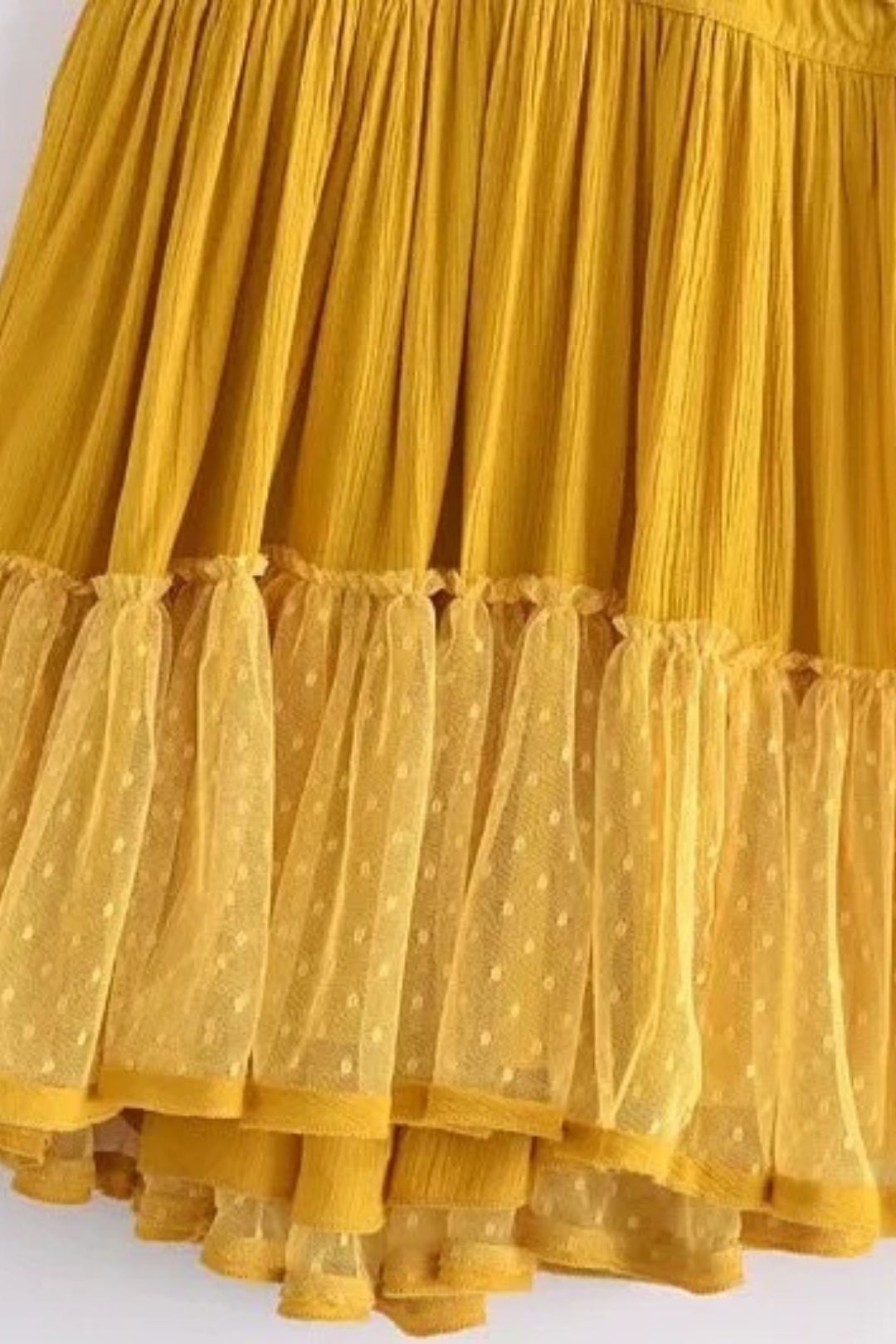 Waist Slimming Hem Mesh Splicing Backless Suspender Dress