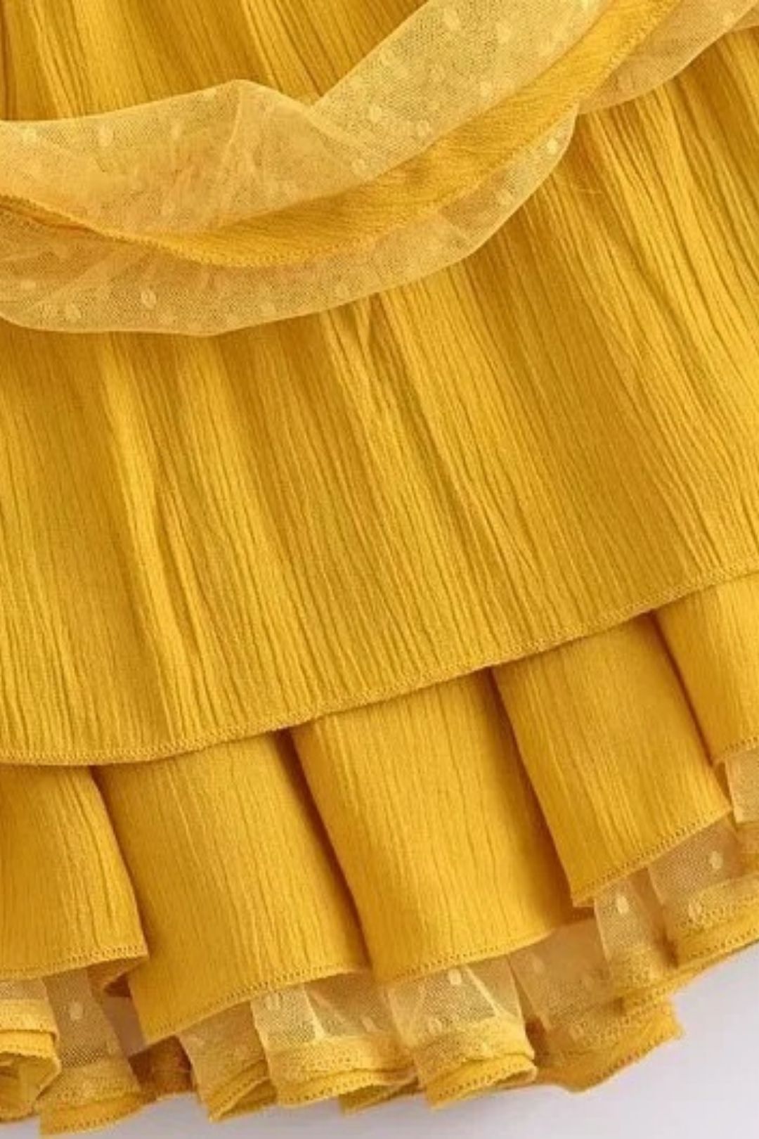 Waist Slimming Hem Mesh Splicing Backless Suspender Dress