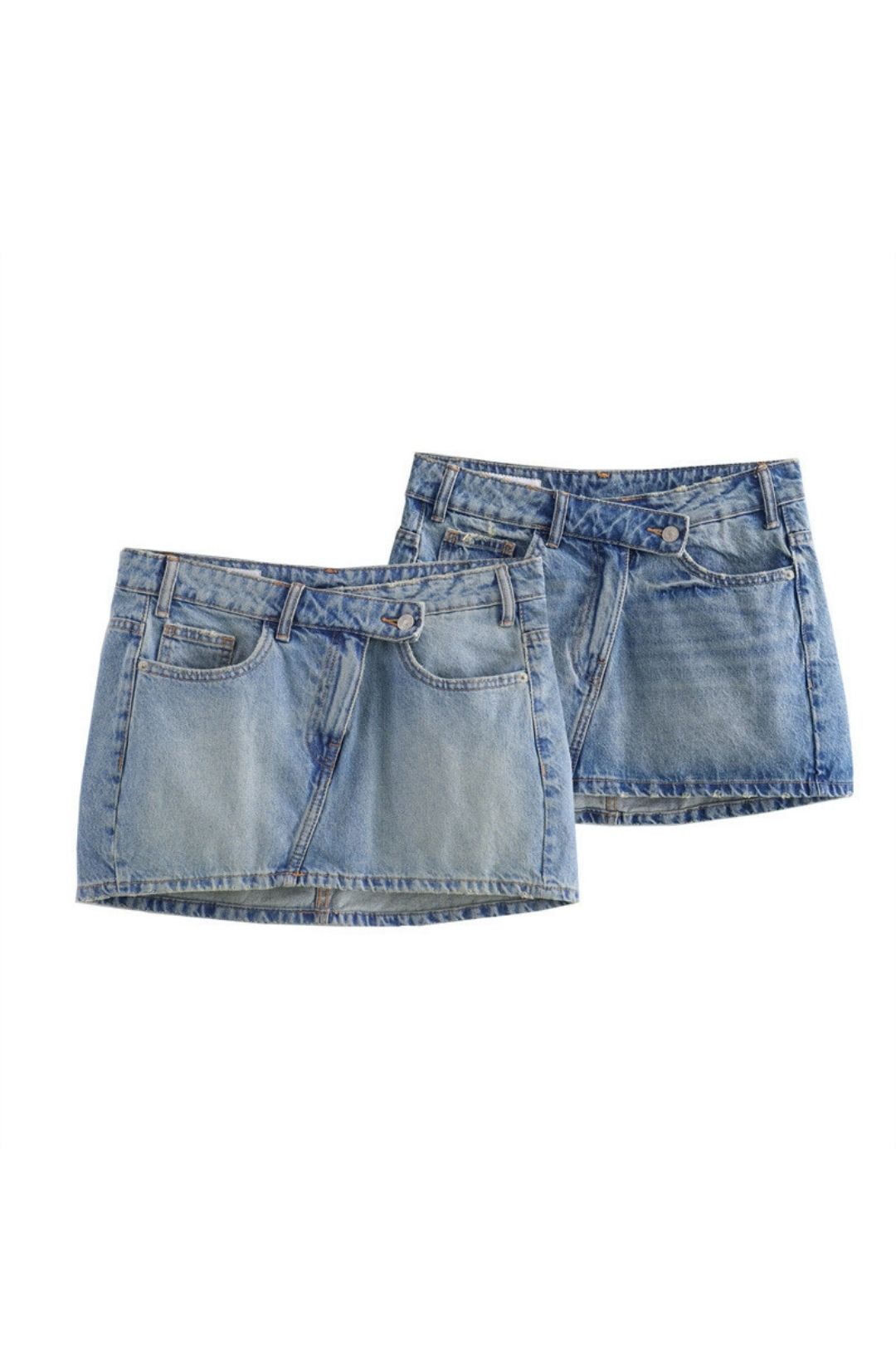 High-waisted Slim Denim Skirt