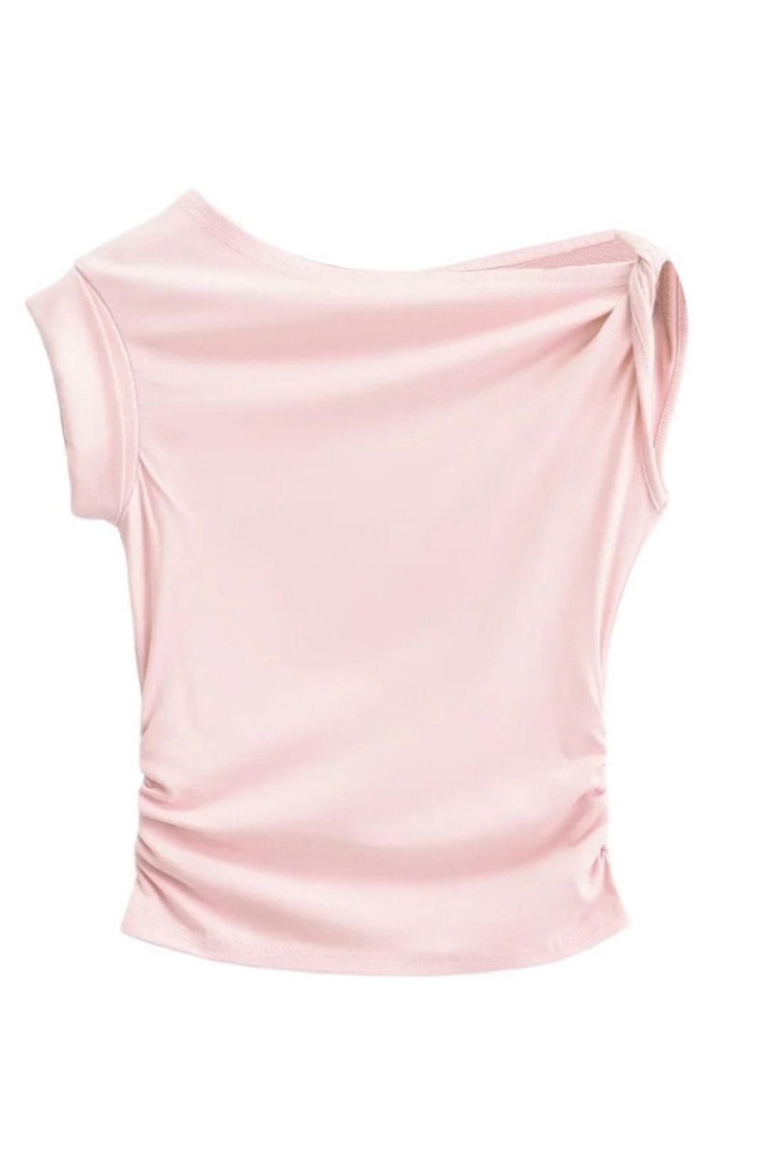 Off-shoulder Short-sleeved T-shirt