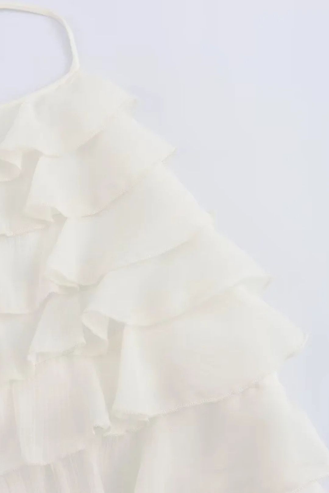 Solid Color Halter Neck Sleeveless Backless Bow Layered Decorative Dress