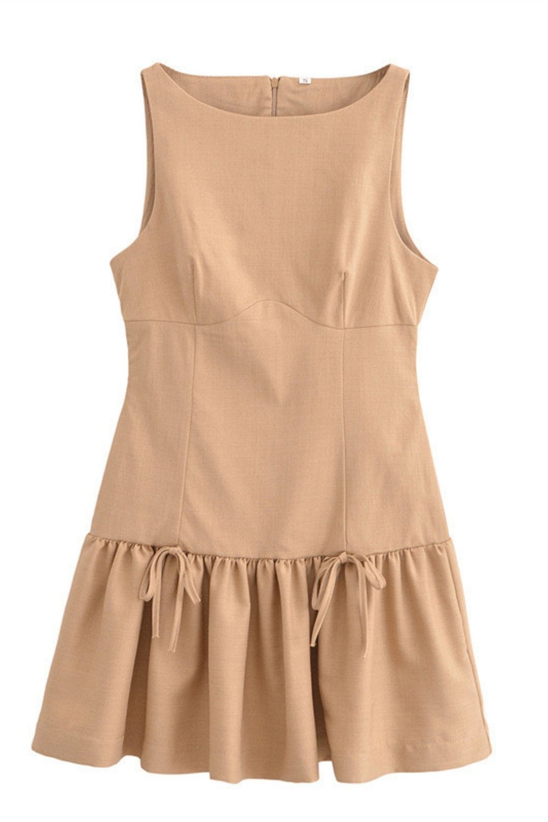 Solid Color Pullover Round Neck Sleeveless