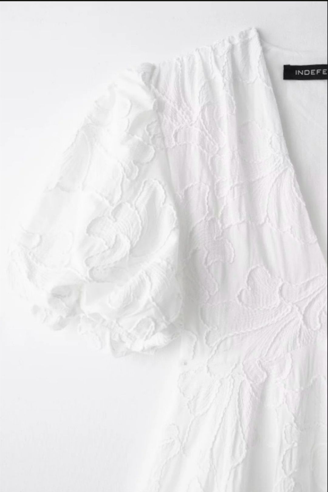 Fluffy Puff Sleeve Mini Dress