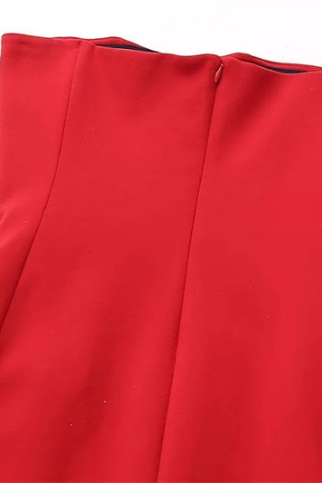 Simple And Versatile Pocket-embellished Tube Top Dress