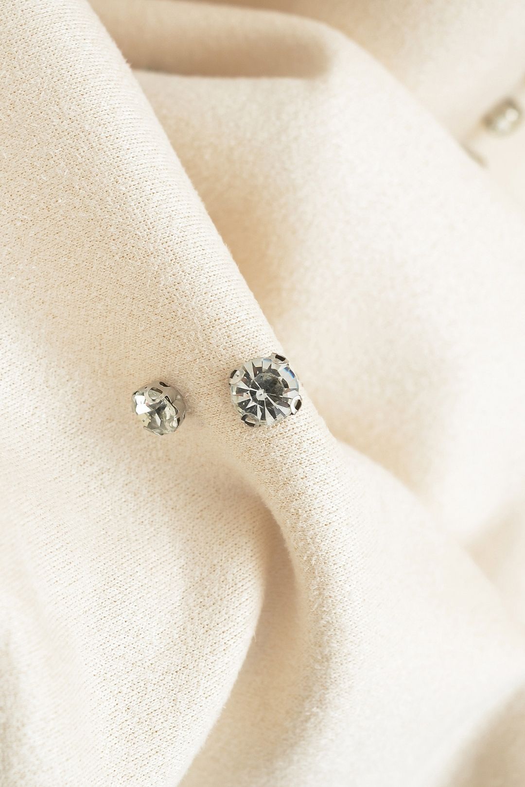 Three-color Jewel Embellished Suede Texture Effect Straight Dress