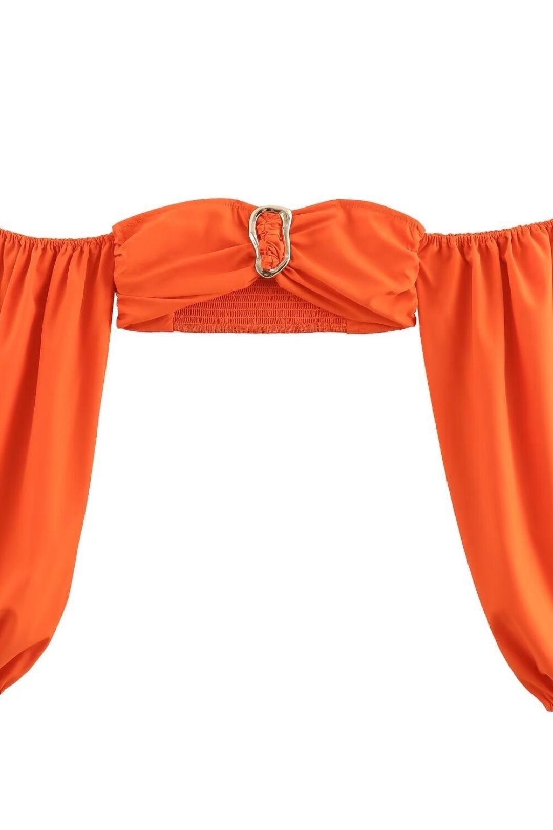 Long Sleeve Tube Top Short Top Split Skirt Suit