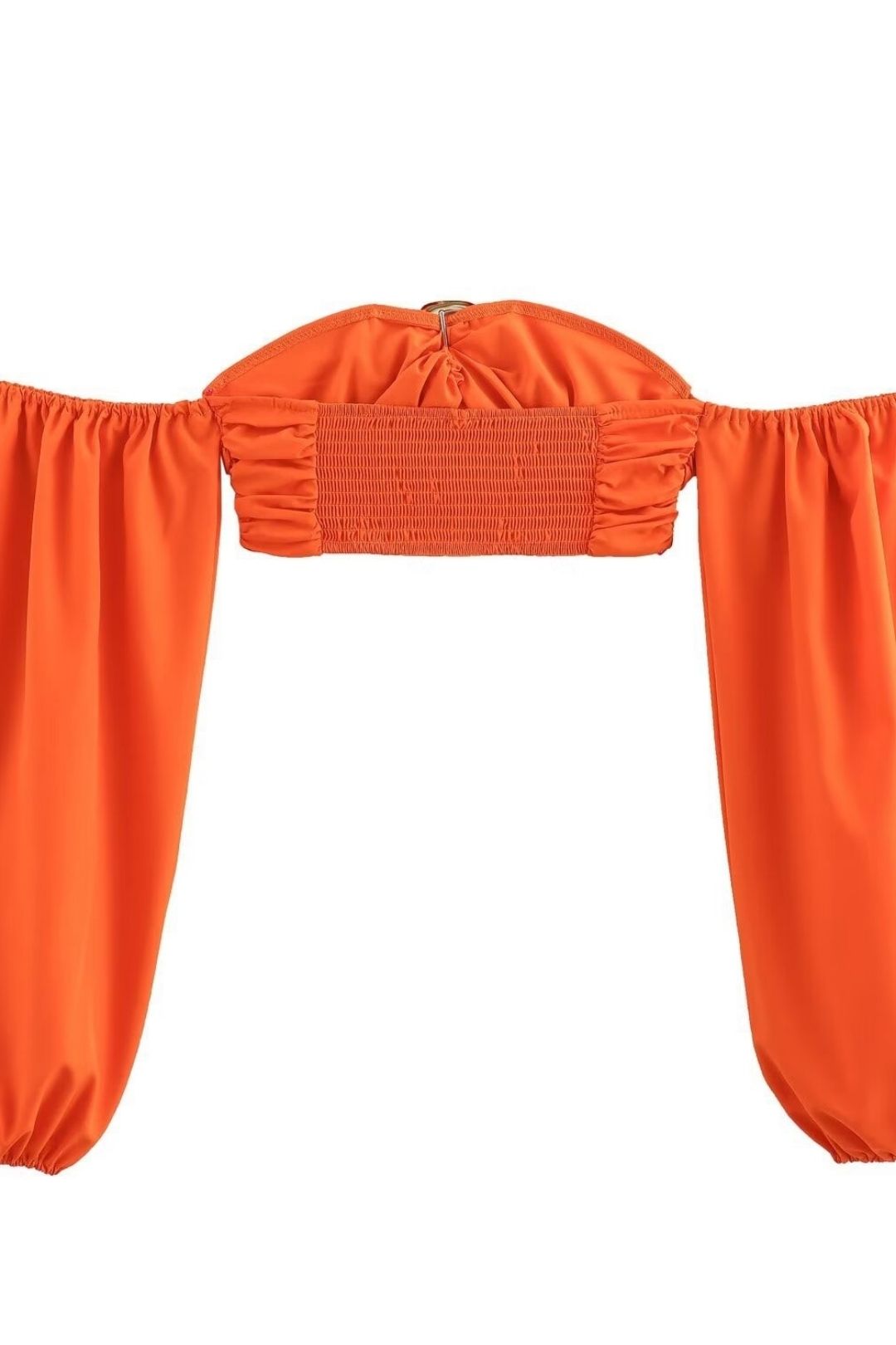 Long Sleeve Tube Top Short Top Split Skirt Suit