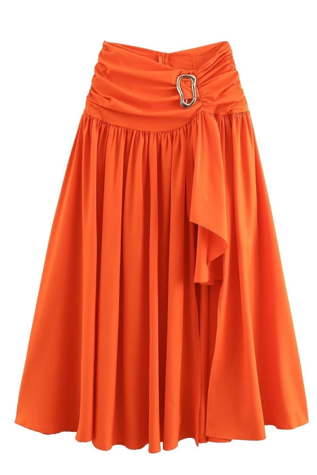 Long Sleeve Tube Top Short Top Split Skirt Suit