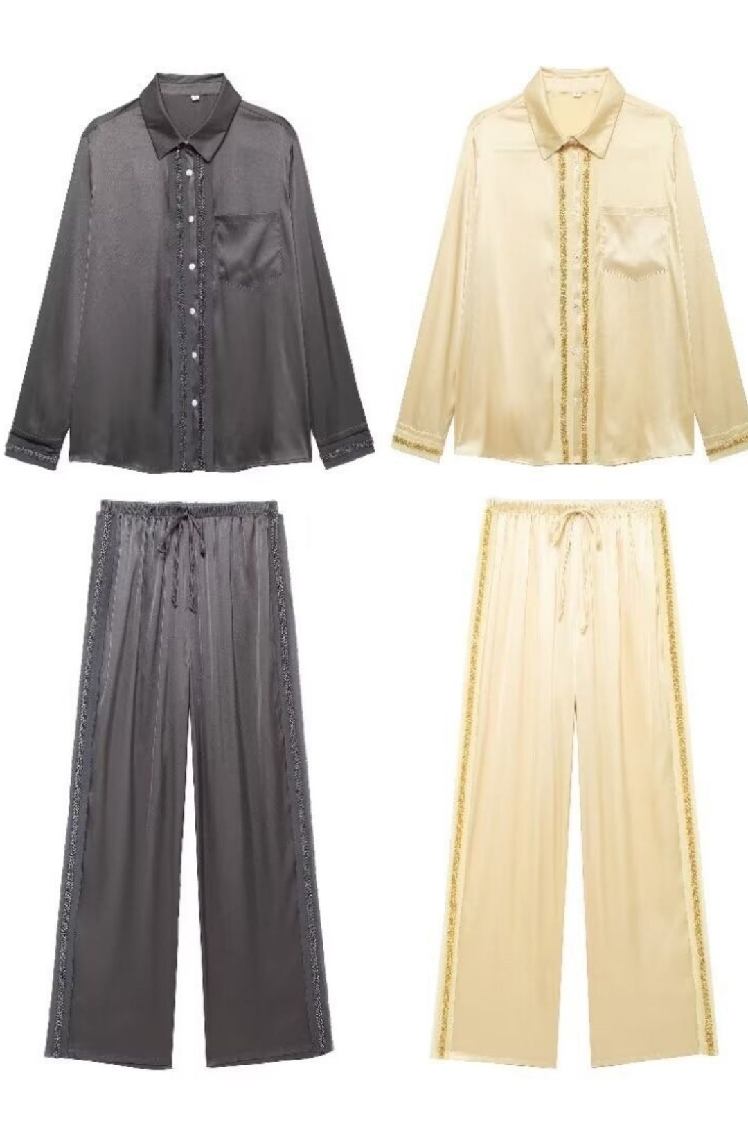 Shirt + Straight Pants Suit