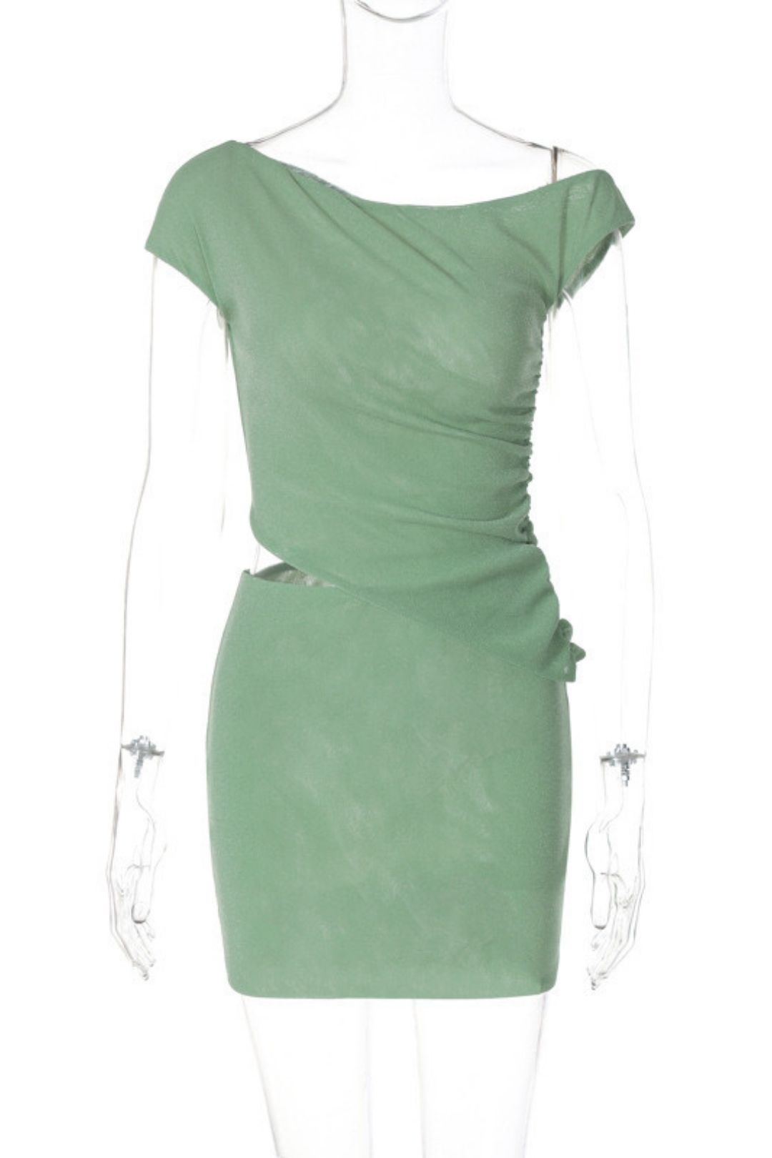 Midriff-baring Tops Slim Pleated Skirt Suits