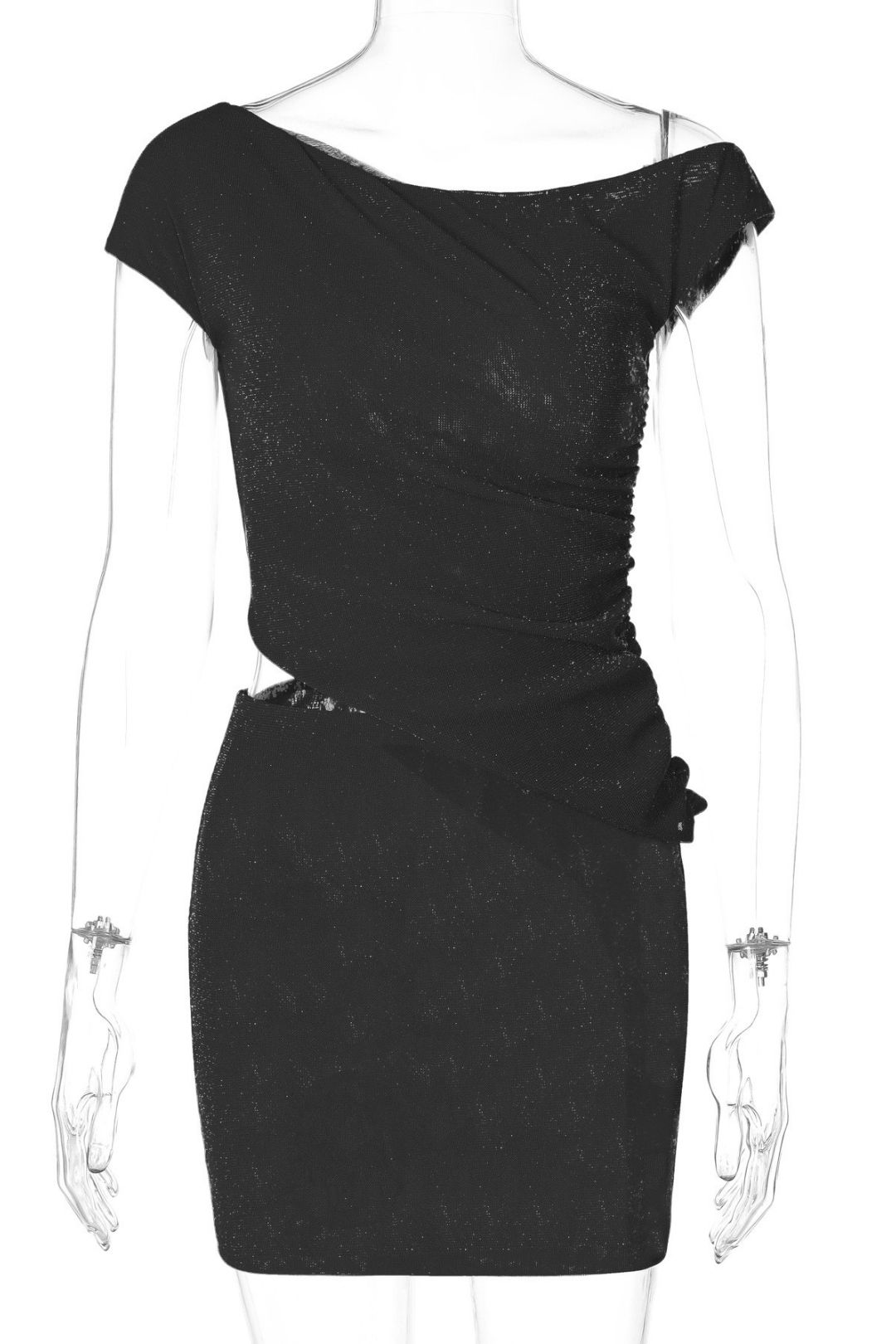 Midriff-baring Tops Slim Pleated Skirt Suits