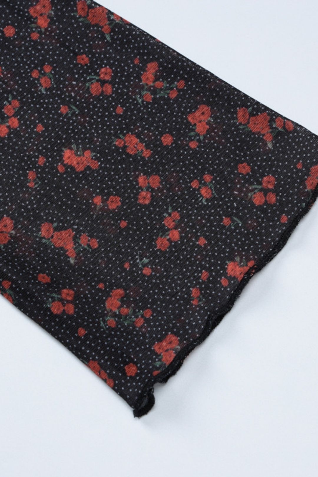 Sexy U-neck Crop Tops Slim See-through Skirt Suits