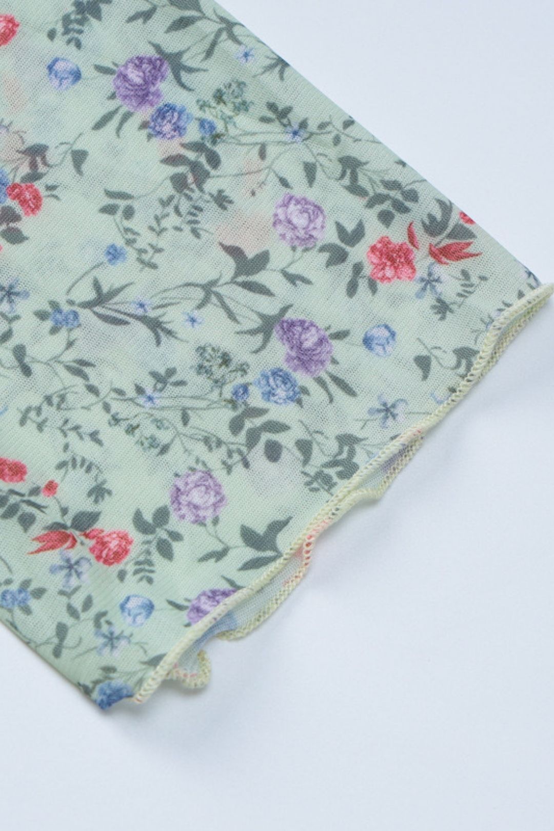 Sexy U-neck Crop Tops Slim See-through Skirt Suits