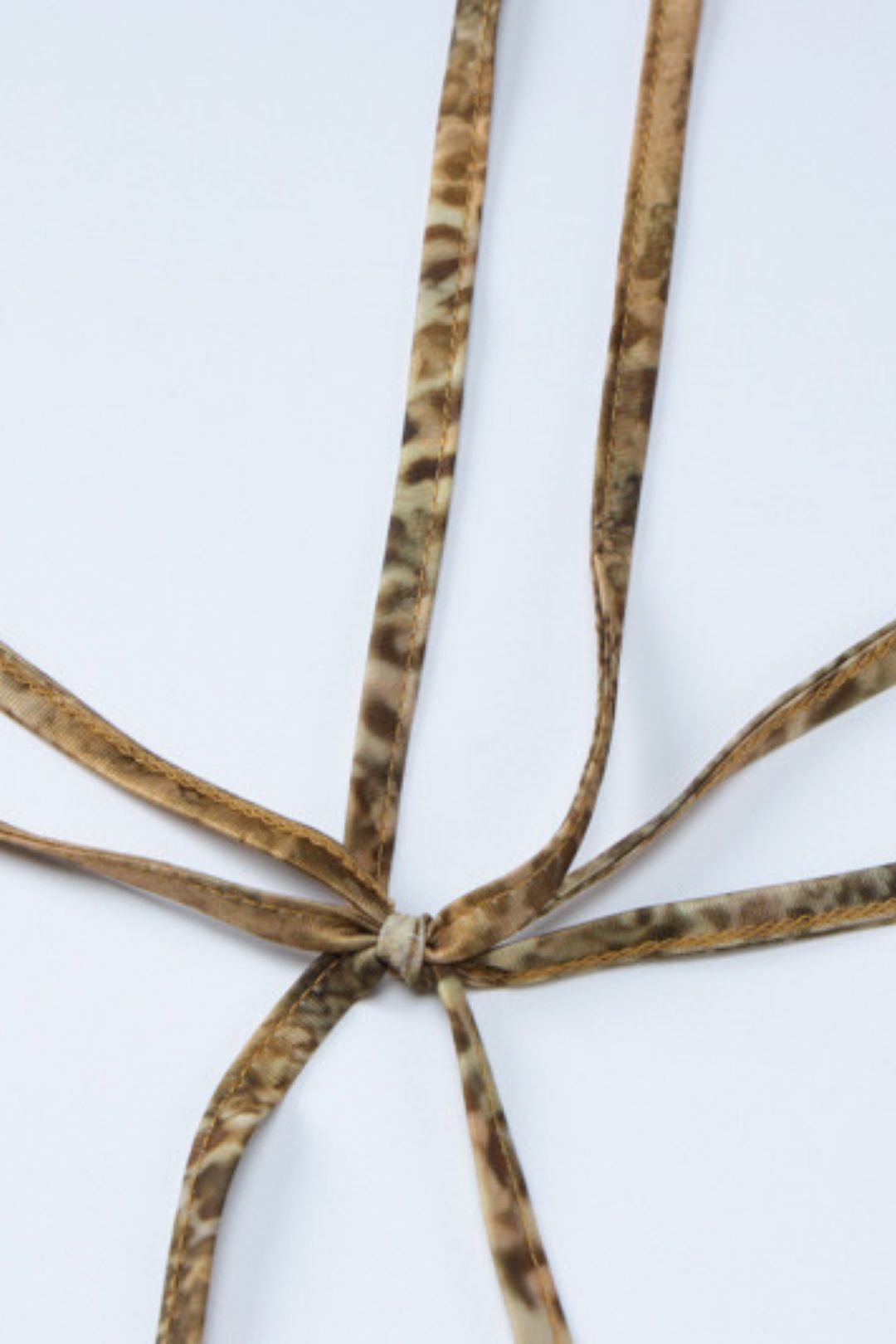 Printed Sexy Tube Top Slim Lace Up Skirt Suit