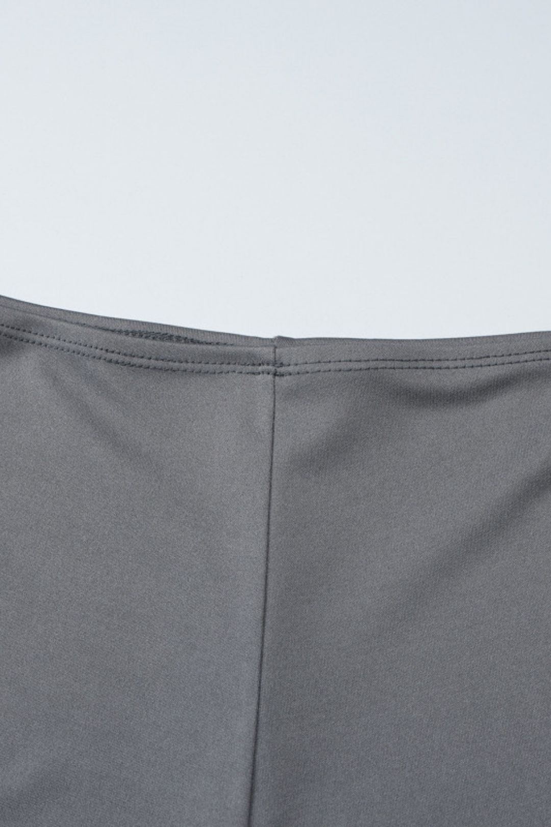 One-shoulder Short-sleeved Tops Slim Trousers Suit