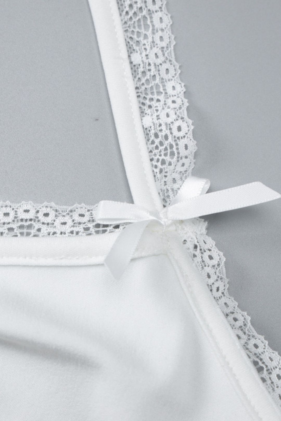 Neck Tie Tube Top Slim Fit Lace Splicing Skirt Suit