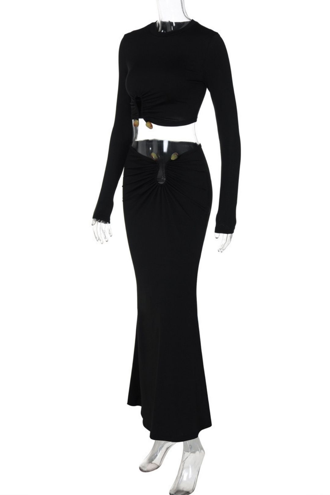 Long-sleeved Tops Slim Skirt Suit