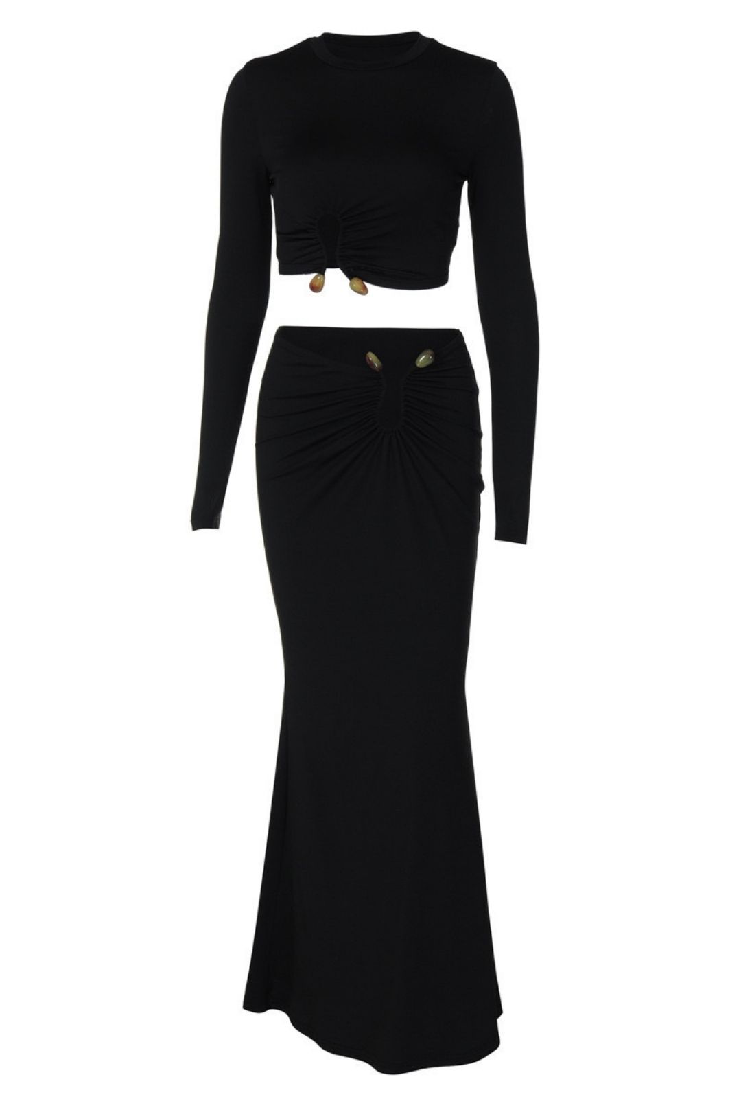 Long-sleeved Tops Slim Skirt Suit