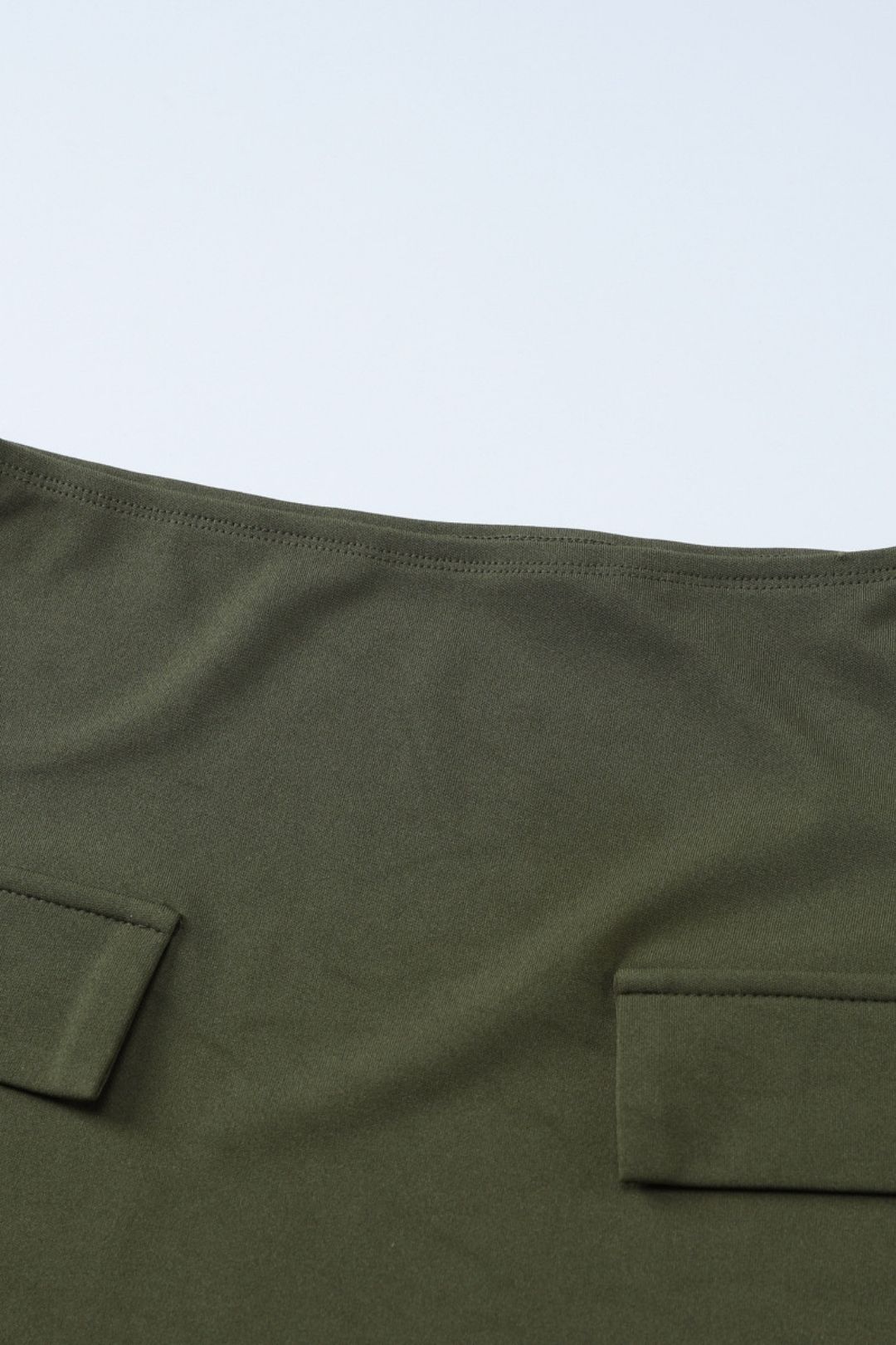 Navel-baring Long-sleeved Tops Slim Skirt Suit