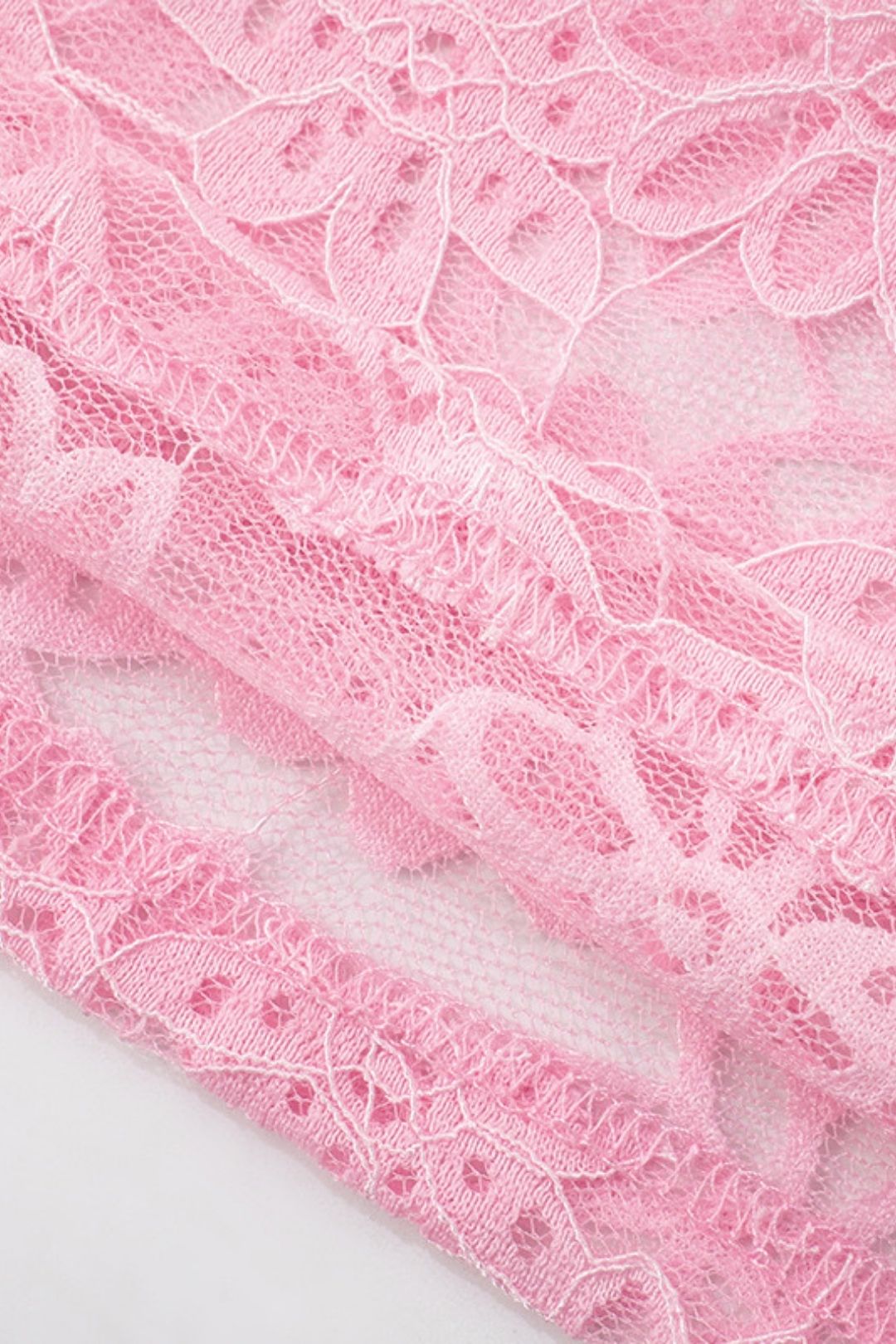 Top High Waist See-through Long Skirt Two-piece Suit