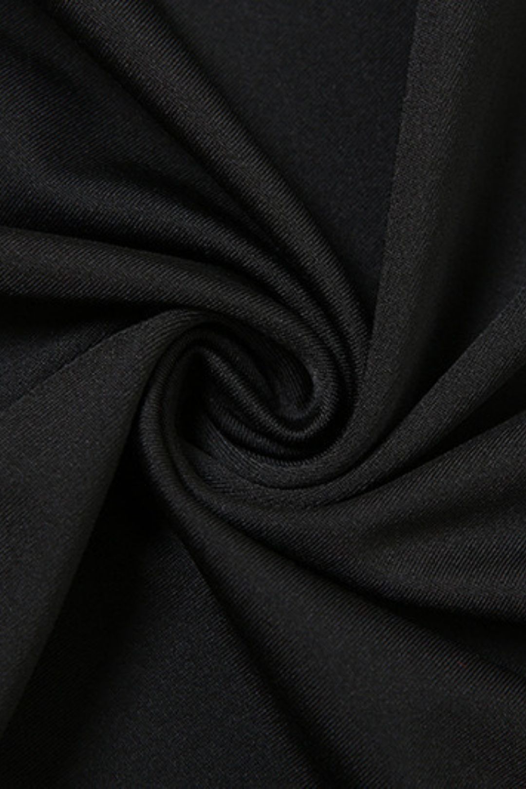 Sexy Round Neck Long-sleeved Slim Hip-covering Solid Color Dress