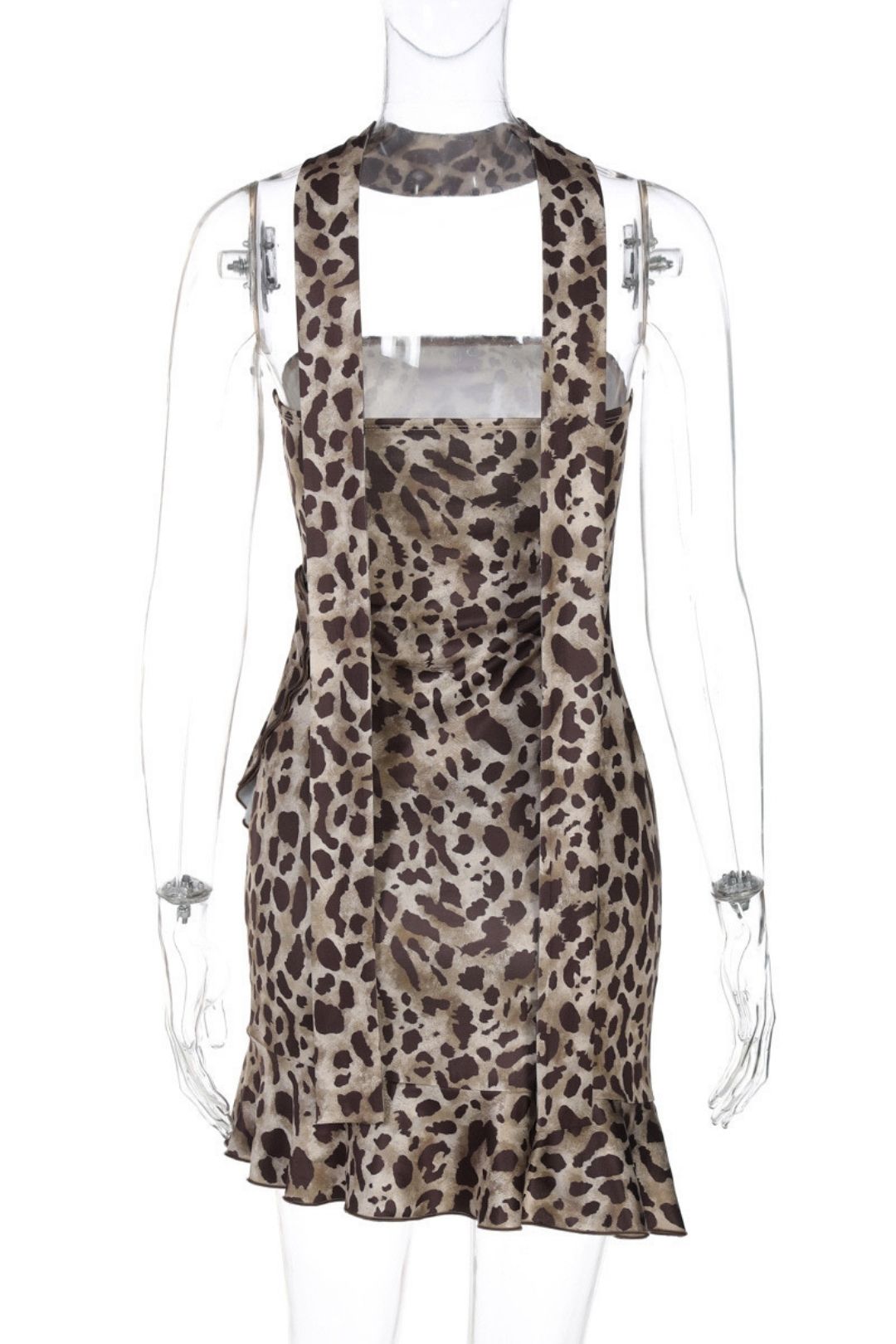 Sexy Hot Girl Printed Tube Top Ruffle