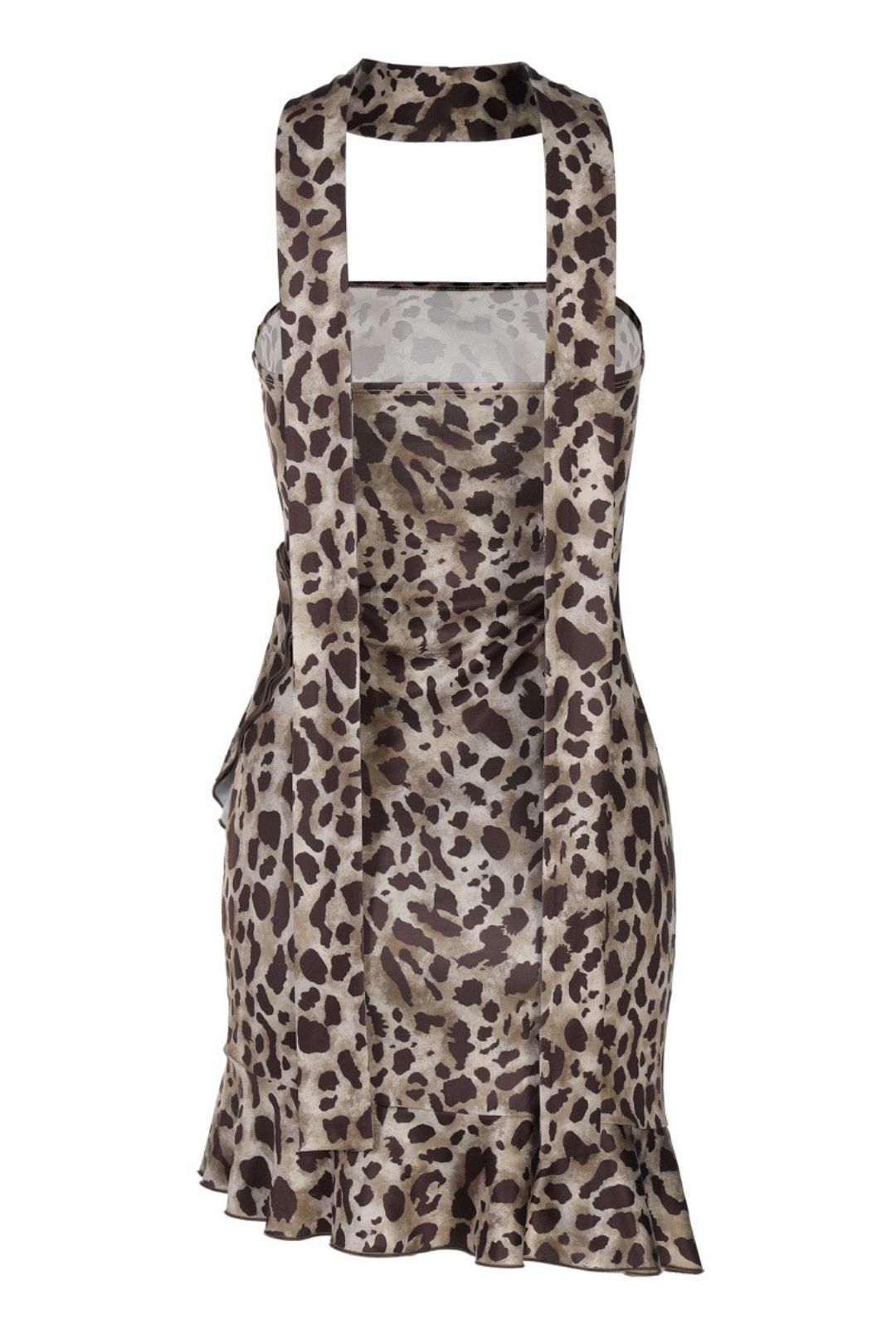 Sexy Hot Girl Printed Tube Top Ruffle