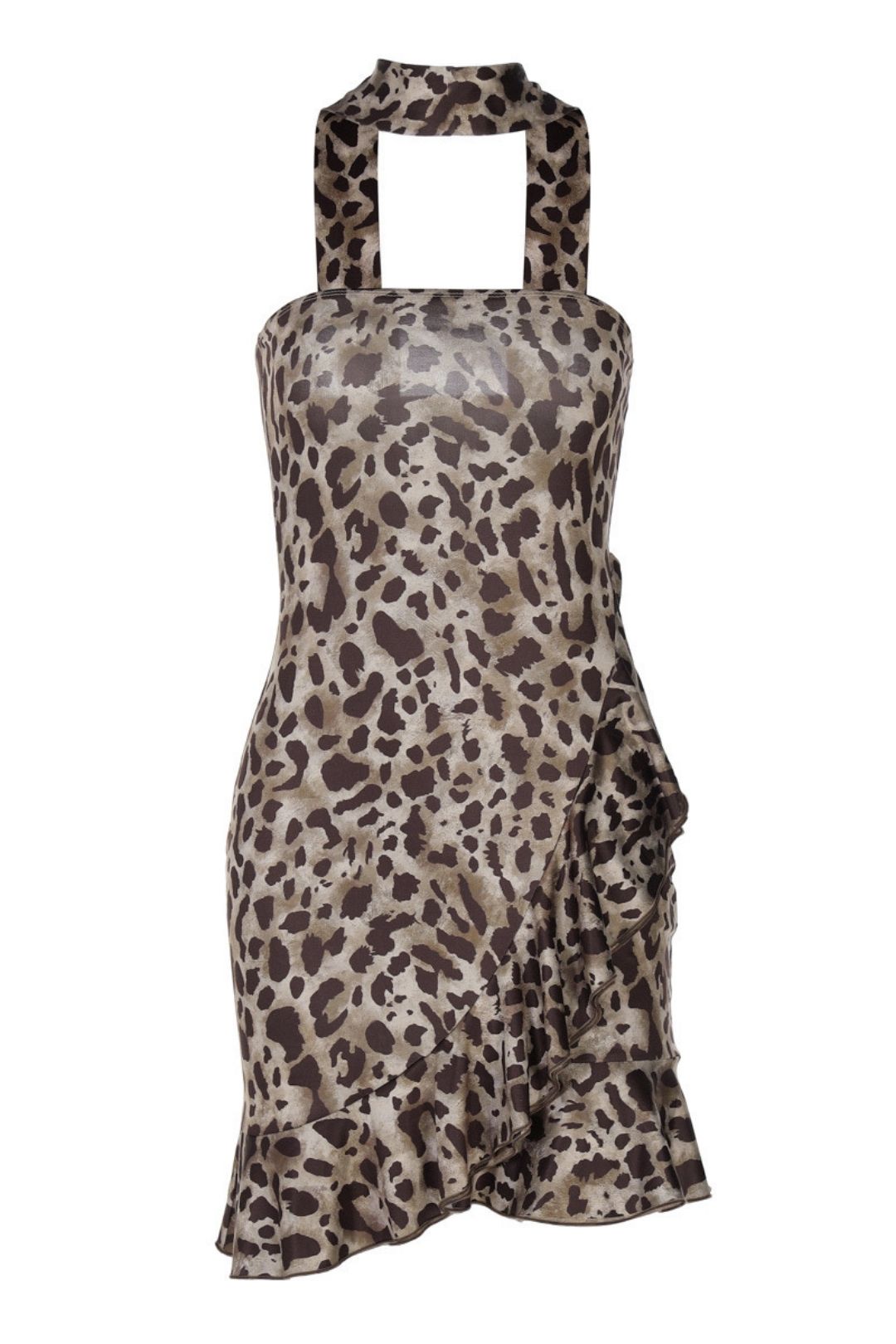 Sexy Hot Girl Printed Tube Top Ruffle