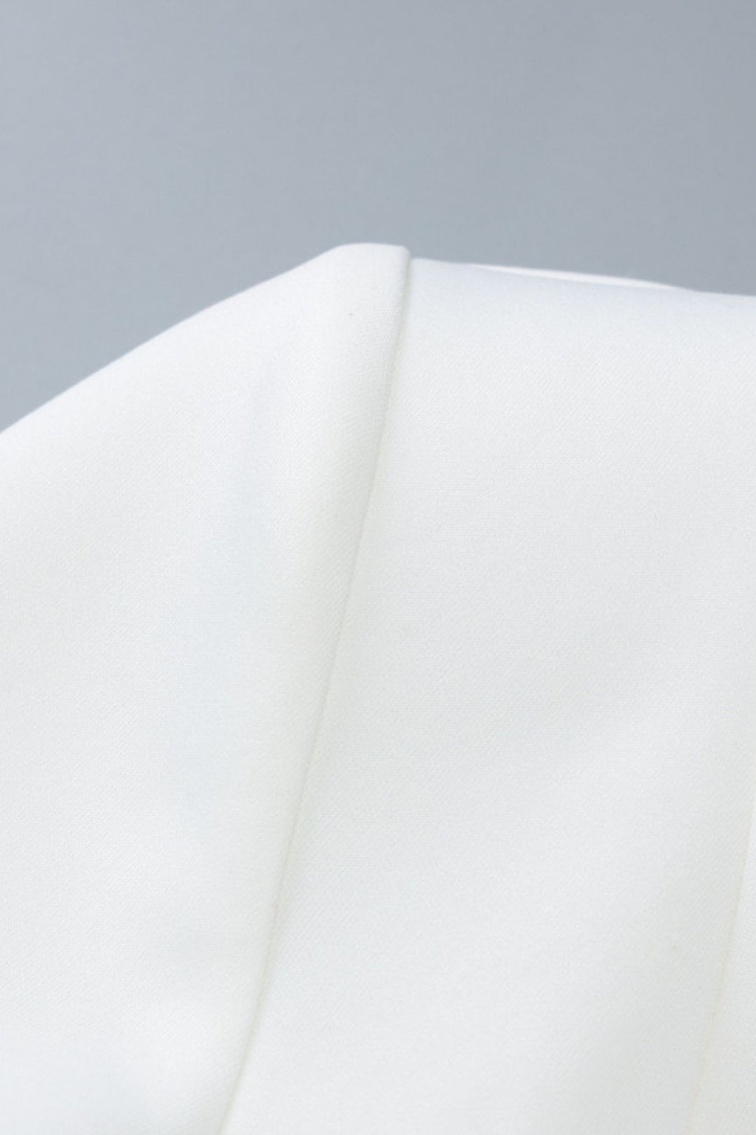 V-neck Back Zipper Solid Color Long-sleeved Dress