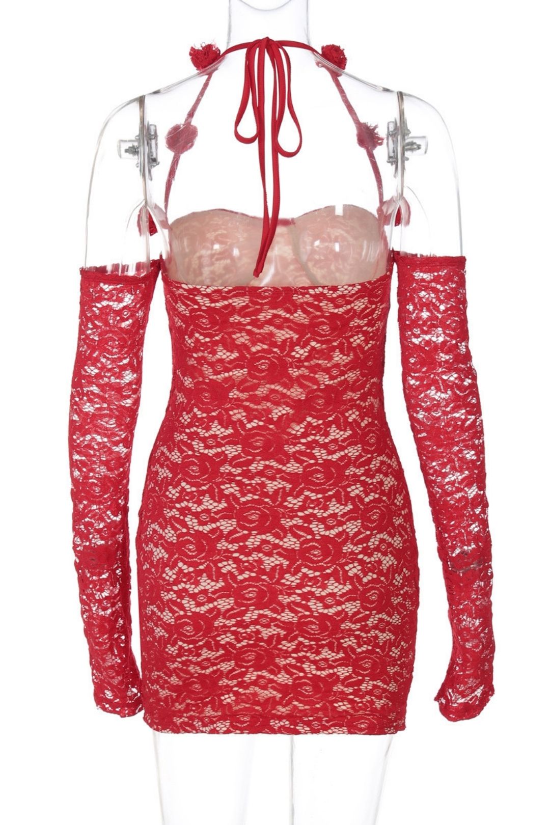 Sexy Tube Top Long-sleeved Hip Dress