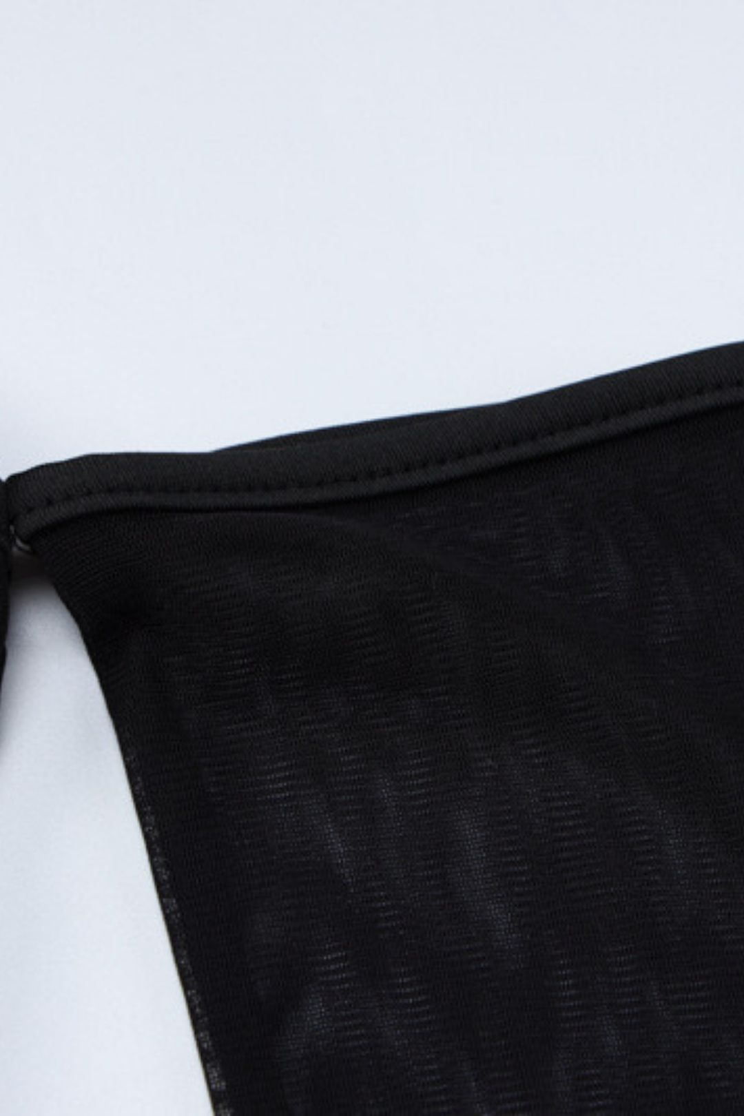 Sexy Pure Lust Style Mesh Sleeves Backless Dress