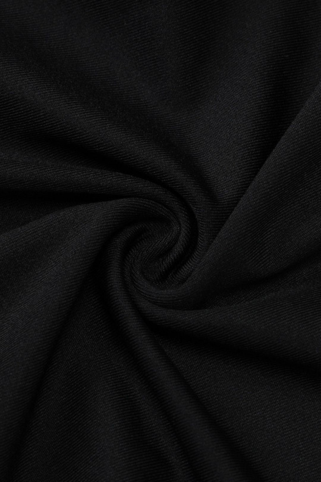 Sexy Round Neck Splicing Solid Color Long-sleeved Short Skirt